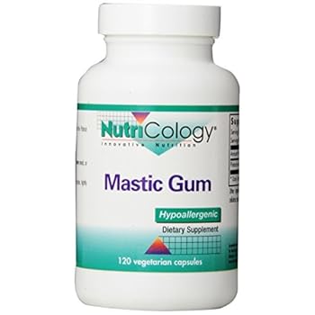 nutricology mastic gum, 120 vegetarian capsules (pack of 3)